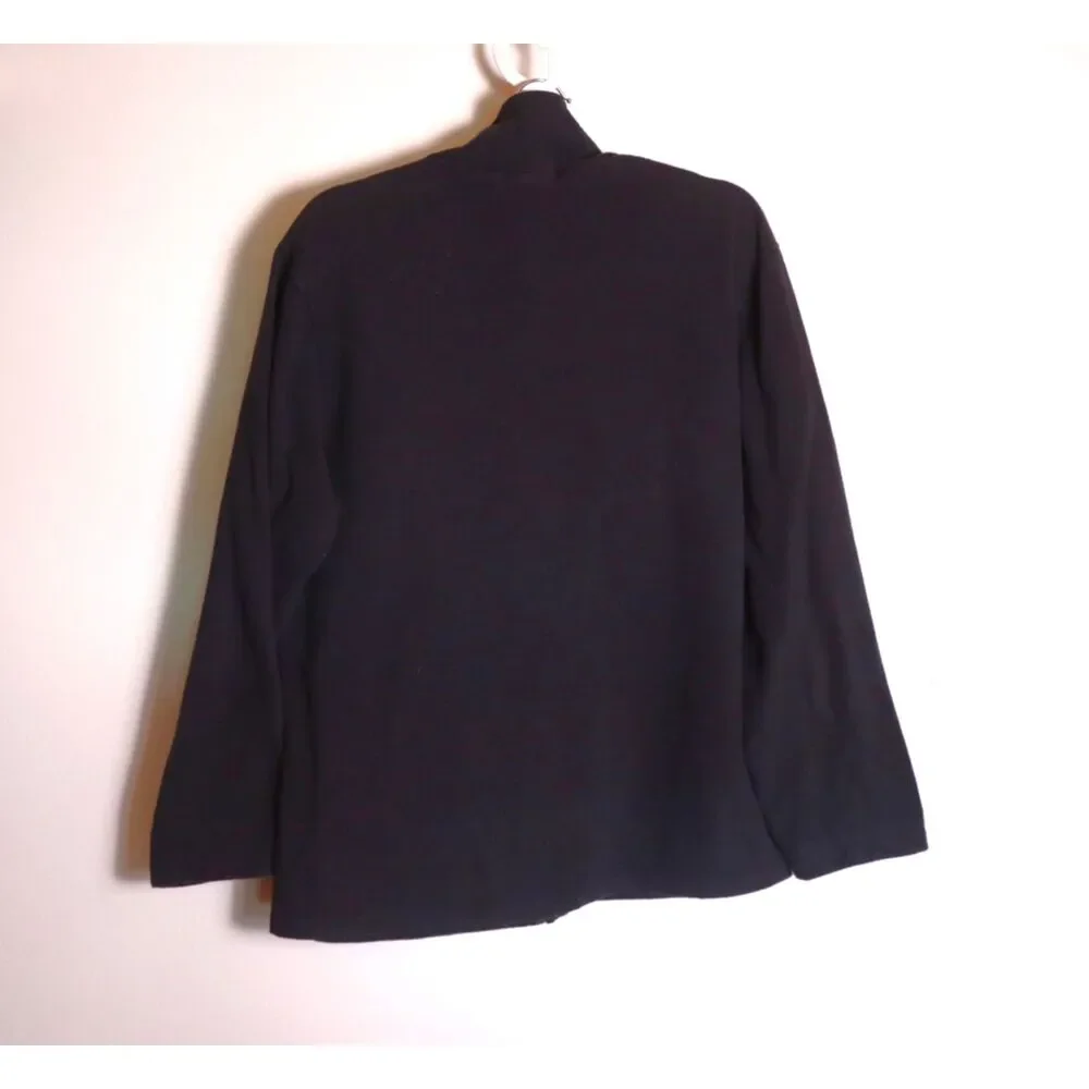 The North Face Men’s Medium Black Fleece Jacket Full Zip Lightweight